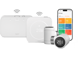 Termostato - tado X (2.ª generación): kit de inicio con 2 termostatos inteligentes para radiador, Inalámbrico, Control habitaciones múltiples, Blanco
