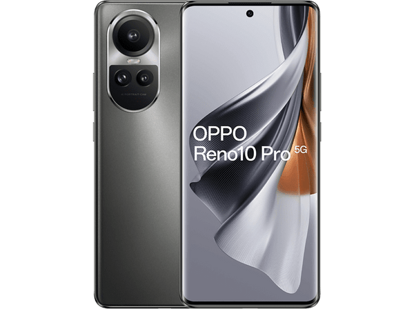 Móvil - OPPO Reno10 Pro 5G, Silvery Grey, 256 GB, 12 GB RAM, 6.7" AMOLED Full HD+, Qualcomm Snapdragon™ 778G, 4600 mAh, Android