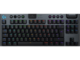 Teclado gaming - Logitech G G915 X Lightspeed TKL, Inalámbrico, Conectividad Tri-mode, Keycontrol, Interruptores mecánicos GL, Lightsync RGB, Negro