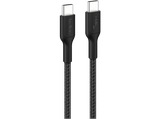 Cable USB - Belkin CAB024, 1 m, USB-C® a USB-C, Trenzado, 60W, Negro