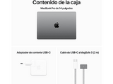 Apple MacBook Pro (2024) 14,2, Chip M3, CPU de 8 núcleos, CPU de 8 núcleos, GPU de 10 núcleos, 16 GB RAM, 1TB de SSD,  Negro espacial