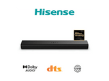 Barra de sonido - Hisense HS1000, Bluetooth, 120 W, TV Mode, Negro