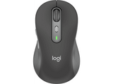 Ratón inalámbrico - Logitech Signature Plus M750 L, Mano izquierda, Conexión multidispositivo, USB, Botones personalizables, Windows-Mac, Negro