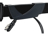Soporte TV - Hama 220825, 10-26, Giratorio, 66 cm, VESA 100x100, Hasta 25 kg, Negro