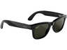 Gafas IA - Ray-Ban Meta Wayfarer (Gen 3), Negro brillante, Lentes polarizadas en verde, Gafas con IA y cámara, Talla estándar, Unisex