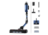 Aspirador escoba - Rowenta X-Force Flex 9.60 Aqua RH20C4, 250 W, 60 min, Tec. Ciclónica, 3 velocidades, Azul