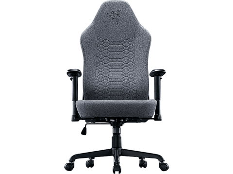 Silla gaming - Razer Razer Iskur V2 X, 2D (regulable en altura y anchura), Carga máxima 136 kg, Reclinable 152°, Soporte lumbar integrado, Gris Claro