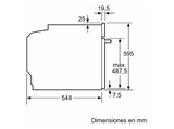 Horno - Siemens HB574AER4, Multifunción, Pirolítico, 71 l, 59.4 cm, PerfectCooking 3D, HumidClean, Negro