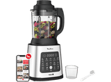 Batidora de vaso - Moulinex Perfectmix Cook LM835D, 1400 W, 2 L, 6 Cuchillas Powelix, Recetas Frías y Calientes, 10 programas, Táctil, Inox.