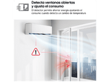 Aire acondicionado Split 1 x 1 - LG MAGNA09SX.SET, 2150 fg/h, Freeze Cleaning, Wi-Fi, Blanco
