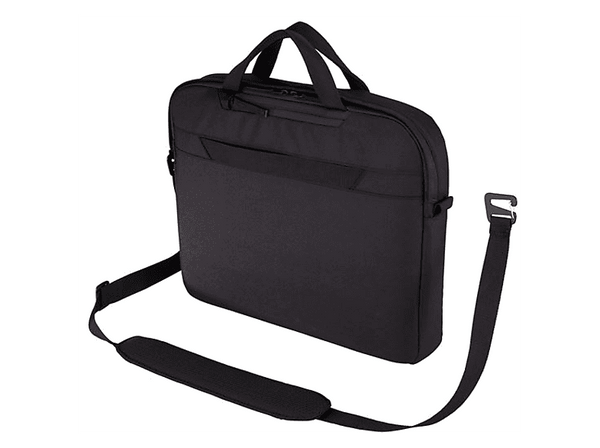 Maletín para portátil - Case-Logic Invigo, Para portátiles de hasta 14", Poliéster, Negro