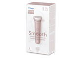 Rasuradora - Philips Lady Shaver Series 8000 BRL129/00, Cabezal Flexible, Luz LED, Uso seco/húmedo, Autonomía de 100 min, Rosa