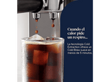 Cafetera express - De'Longhi EC890.M Dedica Duo Cold Brew, 15 bar, 1450W, 1.1 l, Capacidad para 2 tazas, Metal