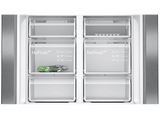 Frigorífico americano - Siemens KF96NAXEA, No Frost, 605 l, 183 cm, Black Steel