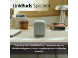 Altavoz inalámbrico - Sony LinkBuds Speaker SRS-LS1B, Bluetooth, Portátil, 25 horas de batería, Resistente al agua,  IPX4, Exteriores, Viajes, Negro