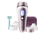 Depiladora IPL - Braun Luz Pulsada Smart Skin i·Expert PL7431, Depilación en casa, Con App e IA, SmartSkinProtect, Cabezal Smart Flex + 3 cabezales