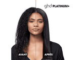 Plancha de pelo - ghd Platinum+, Cerámica, 185ºC, Tecnología predictiva Ultra-zone™, Negro