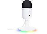 Micrófono - Trust GXT 234 Yunix, USB, 100 - 16000 Hz, Alámbrico,Iluminación RGB, Blanco