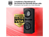 Lavadora secadora - LG WT1716BBF, Torre de lavado 17/16 kg, TurboWash™, Smart Pairing™, Inox grafito