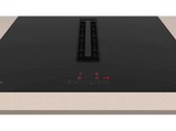 Placa de inducción con extractor - Balay 3EBC963ER, 7400 W, 4 Zonas, Escape/Convección cambiable, Zona flex inducción, Negro