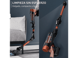 Aspirador escoba - Rowenta X Force Flex 10.80 RH7A73, Potencia succión 120 AW, 300 W, 60 min autonomía, Accesorios, Especial mascotas, Naranja