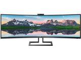 Monitor - Philips 499P9H, 48.8 Ultra Wide 5K, SuperWide 32:9, 5 ms, HDR400, LowBlue, USB-C, HDMI, Negro