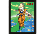 Póster 3D - Sherwood Dragon Ball Z Super Saiyan Transformation, 28.5 cm x 23.5 cm