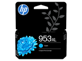 Cartucho de tinta - HP 953XL Cian, F6U16AE, 18 ml, 1450 páginas, Compatible con la gama HP OfficeJet Pro