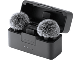 Micrófono - DJI Mic Mini (2 TX + 1 RX + Base de Carga), Cancelación de Ruido Activa, 48h Batería, Negro