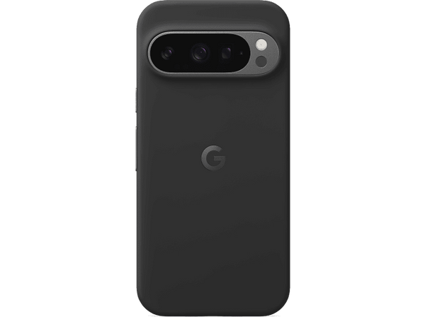 Funda - Google Pixel 9 + Pixel 9 Pro, Compatible con Pixel 9 y Pixel 9 Pro, Silicona, Resistente a Manchas, Obsidiana