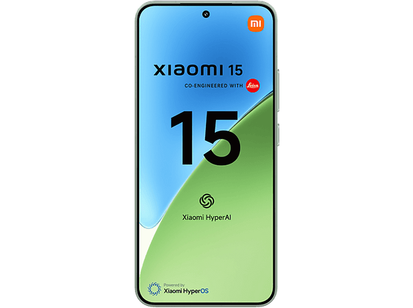 Móvil - Xiaomi 15, Verde, 512 GB, 12 GB RAM, 6.36" AMOLED CrystalRes, Snapdragon® 8 Elite, 5240 mAh