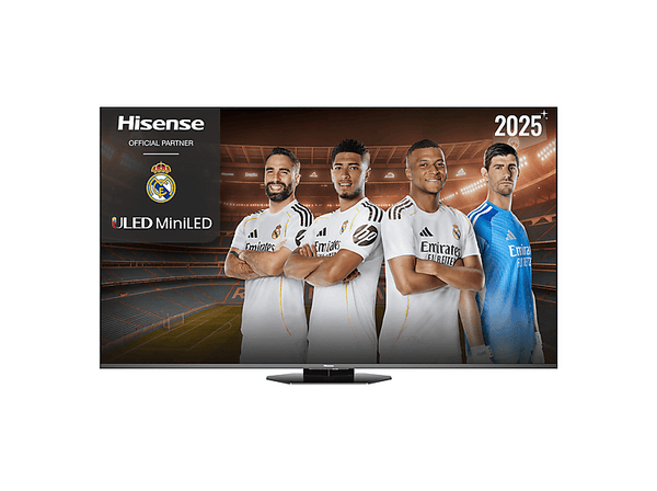 TV Mini LED 55" - Hisense 55U8Q, UHD 4K, Sensor Luz IA, Quantum Dot, Sonido 4.1.2, Anti-Reflection Pro, 165 Hz, Negro