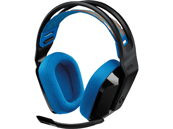 Auriculares gaming - Logitech G G535, Lightspeed, Bluetooth, 33h de uso, Micrófono volteable para silenciar, Ecualizador personalizable, Negro