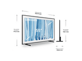 TV Neo QLED 55 - Samsung The Frame Pro TQ55LS03HWUXXC, QLED Mini Led 4K, NQ4 AI Gen3 Processor, Smart TV, Tecnología Sin Reflejos, Full AI, Negro