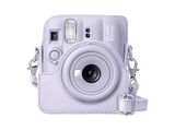 Funda cámara - Fujifilm Instax Mini 13, Cuero sintético, Morado