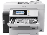 Impresora tinta - Epson EcoTank Pro ET-M16685, Monocromo, Multifunción, A3, Wi-Fi, Blanco