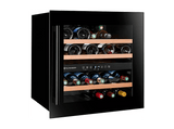 Vinoteca - Climadiff CBI40DB1, Ventilado, 36 Botellas, 5-20 °C, 2 Zonas de Temperatura, Iluminación Interior, Negro