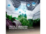 Frigorífico americano - Haier Horizon HCW99F18DIMB, No Frost, 182,5 cm, 630 l, Dispensador Agua y Hielo, Nutribank, Negro