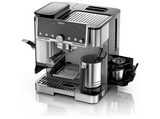 Cafetera express - Ninja Luxe Café Pro, 9 bar, 1650 W, Sistema de doble espuma, 29 configuraciones de bebidas, Plata