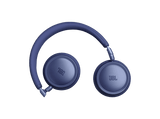 Auriculares inalámbricos - JBL LIVE 680 NC, Supraaurales, Diadema, Bluetooth, Cancelación activa de ruido (ANC), Autonomía 80 h, Azul
