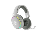 Auriculares gaming - Newskill Aton V2, Supraaurales, Bluetooth, Multiplataforma, 24h Autonomía, Blanco