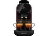 Cafetera de cápsulas - Philips LM9012/50 L'OR, 1450W, 19 bar, 0.80 l,  Función 2 tazas, Sistema antigoteo, Rojo