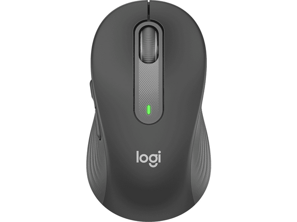 Ratón inalámbrico - Logitech Signature M650 + Alfombrilla,  Clics silenciosos, Botones personalizables, Bluetooth-USB, PC-Mac, Pilas 2 años, Negro