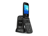 Móvil - SPC Harmony 2, 4G, Para mayores, Teclas grandes, Botón SOS, Compatible audífonos, Volumen 104dB, Radio FM, Linterna, Base de carga, Negro