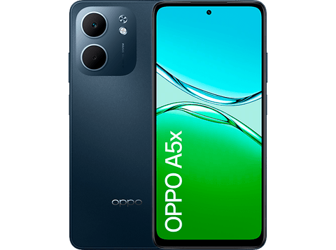 Móvil - OPPO A5x, Black Blue, 128 GB, 4 GB, 6.67