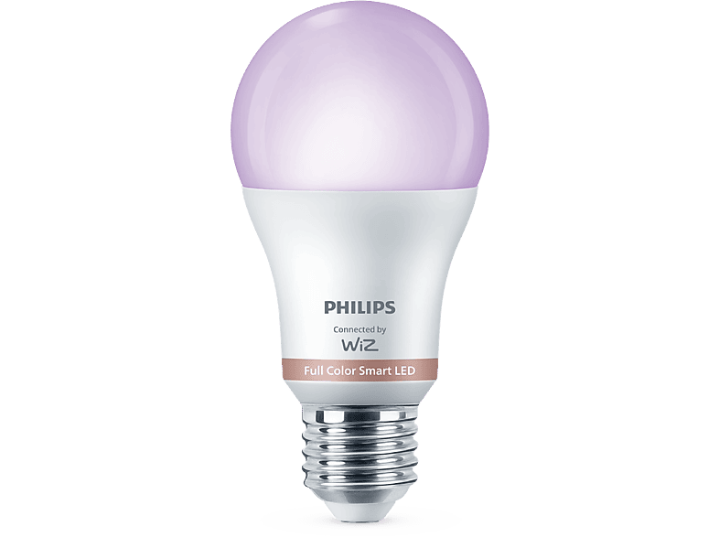 Bombilla inteligente - Philips Smart LED, 8,5 W (Eq. 60 W) A60 E27, Luz Blanca y de Colores, Wi-Fi, Con tecnología SpaceSense