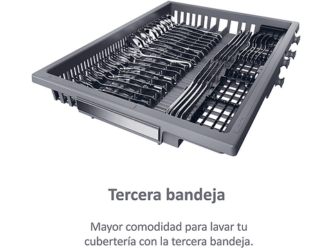 Lavavajillas - Haier I-Pro Shine Series 5 XF1C3TB1FX, 11 servicios, 8 programas, 45 cm, Motor Inverter, Wi-Fi, Inox