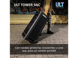 Altavoz de gran potencia - Sony ULT TOWER 9AC, Bluetooth para fiestas, ULT POWER SOUND, X-Balanced, Luces/Sonido 360, Entradas de karaoke, Negro