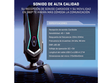 Micrófono - Newskill Agni, Con RGB, Gaming, Movilidad 360º, Sensibilidad 45 + -3dB, Negro