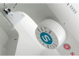 Máquina de coser - Singer M2105, 8 puntadas, Ojal en 4 pasos, Brazo libre, Luz LED, Blanco